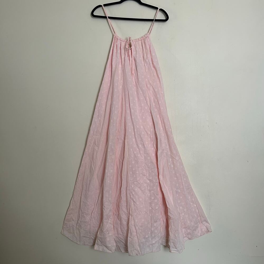 NWT Lulu's Low Back Shift Tank Dress with Pockets Women's Size S Pink New